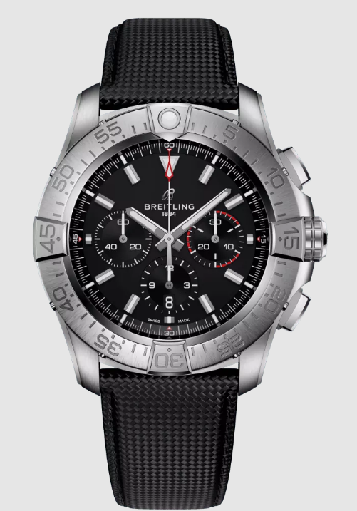 Review Breitling Super Avenger B01 Chronograph 46 Titanium Replica watch EB0148101B1X1 - Click Image to Close